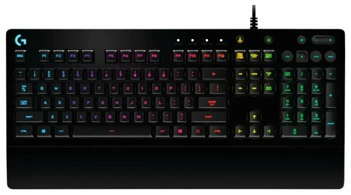 USB клавиатура LOGITECH G213 Prodigy Corded RGB Gaming Keyboard - BLACK - USB